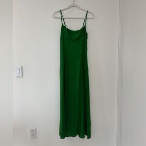 Reformation | Maxi Slip Dress | Green | 4